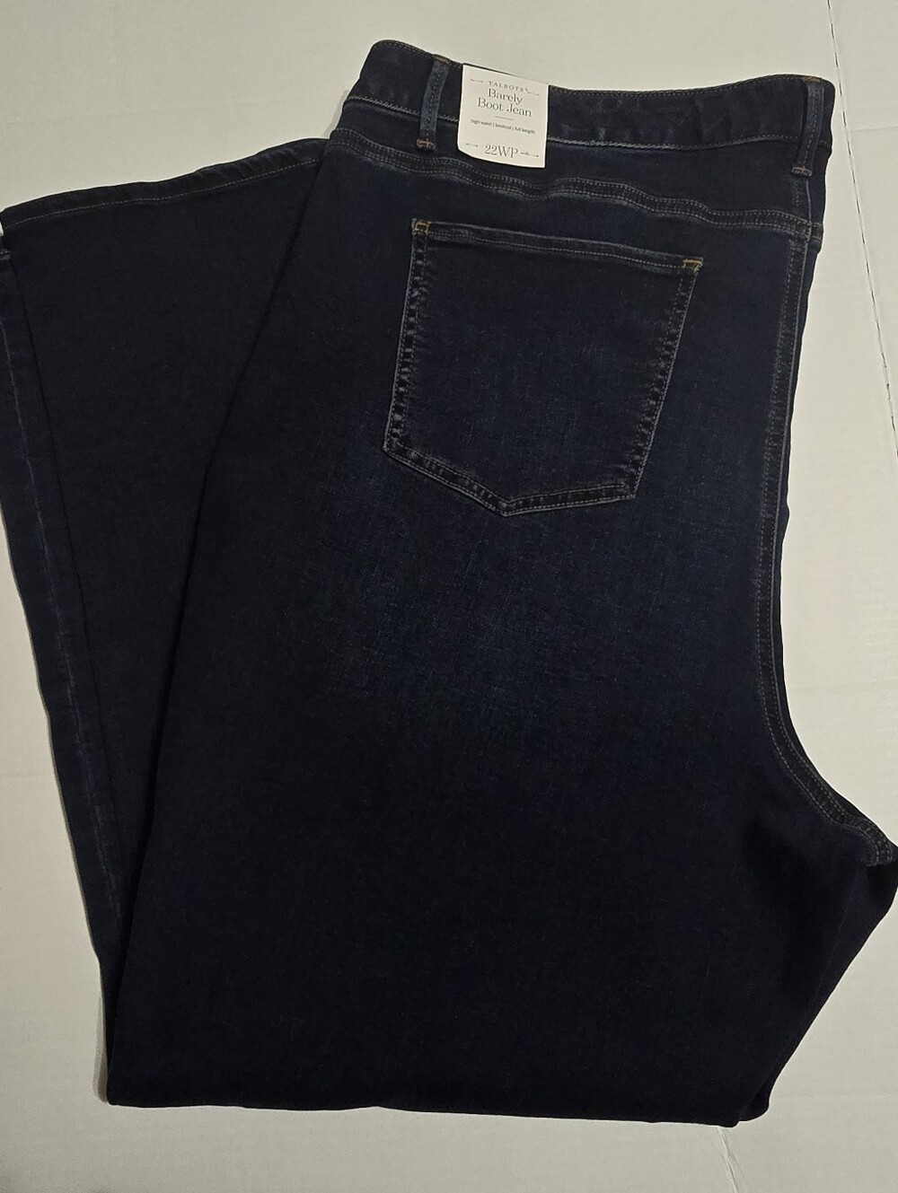 Talbots Women's Dark Blue Bootcut Jeans